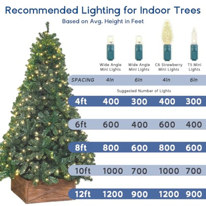 Novelty Lights 50ft 100 LED Green Christmas Lights, Outdoor & Indoor - color: Green