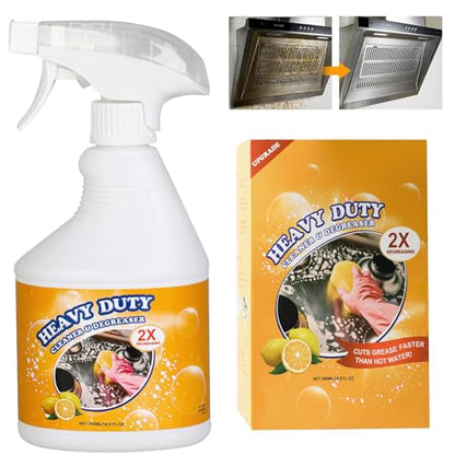 16.9 Fl Oz Clean Up Kitchen Oil Stains Spray, Kitchen Heavy Duty Cleaner Spray,All-Purpose Oil Stain Remover and Degreaser Spray, Multipurpose Foam Cleaner Spray, Kitchens Grease Cleaner