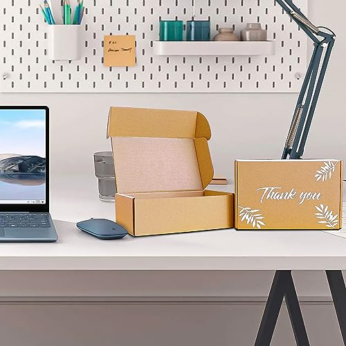 Shipping Boxes Inner Measurement 9x6x3 inches Brown Small Mailing Boxes 25 Pack Cardboard Corrugated Box Mailers (9X6X3) - size: 9X6X3