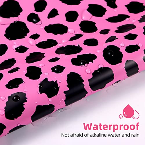 10x13 Inch Poly Mailers, Pink Leopard, 100 Pack Self Sealing - color: Pink Leopard