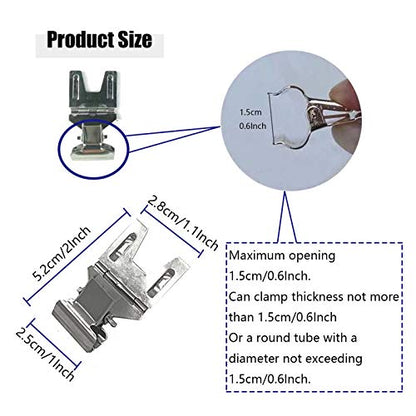 Metal POP Clip Sign Stand Holder, Advertising Display Silver, 10Pack - color: Silver, size: 10Pack