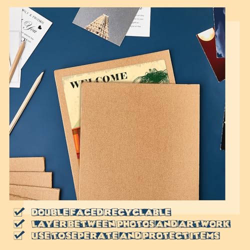 Henoyso 110 Pack 11 X 17 Inch Brown Cardboard Sheets - color: Brown, size: 11 x 17 Inch