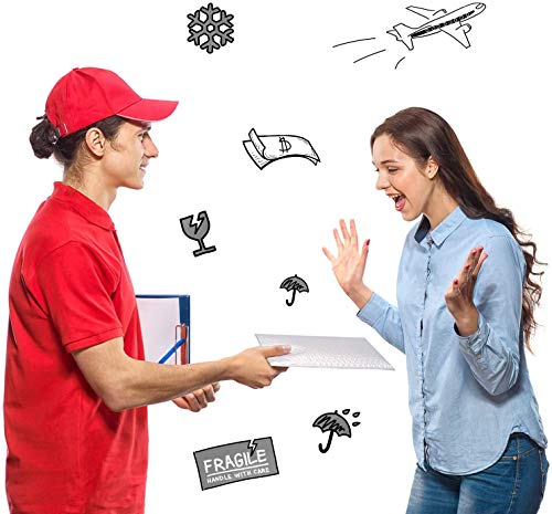 Metronic Bubble Mailer 4X8 Inch White 500 Pack,Waterproof Padded Envelopes,Self-Seal Small Bubble Mailers Cushioning Bubble Envelopes for Shipping,Jewelry Makeup Supplies, Packaging Bulk - color: White, size: 4X8" 500PC