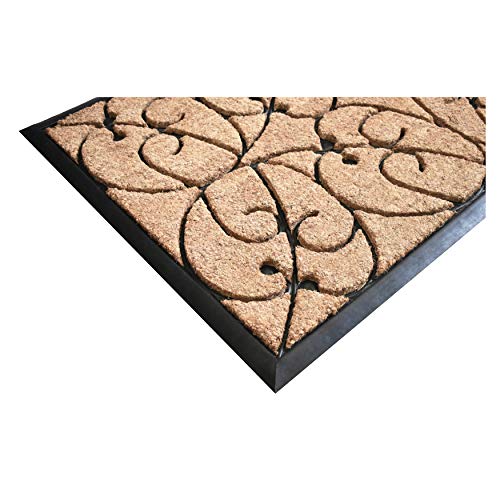 Calloway Mills Applegate Heavy-Duty Coir and Rubber 24" X 36" Doormat - size: 2' x 3' (Rectangular)