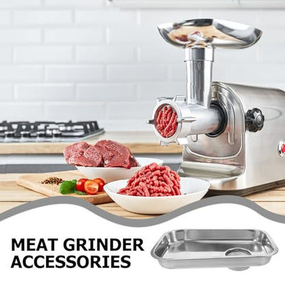 NUOBESTY Meat Grinder Feed Tray Universal Replacement Loading Tray for Meat Grinder Accessories Food Accessory Set Mincer Feed for Commercial and Home Sausage Making