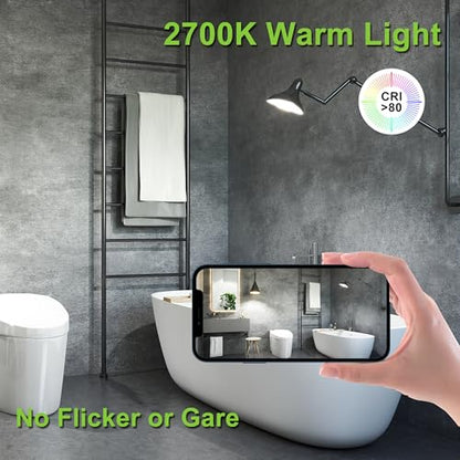 A19 Clear Led Bulbs, E26 Dimmable Edison Bulbs, 5000K Daylight Led Light Bulb, Cool White Edison Bulb, 6w Filament Bulb for Light Fixture 6pack/12Pack - color: Clear 5000k Daylight, size: 6W-6 Pack