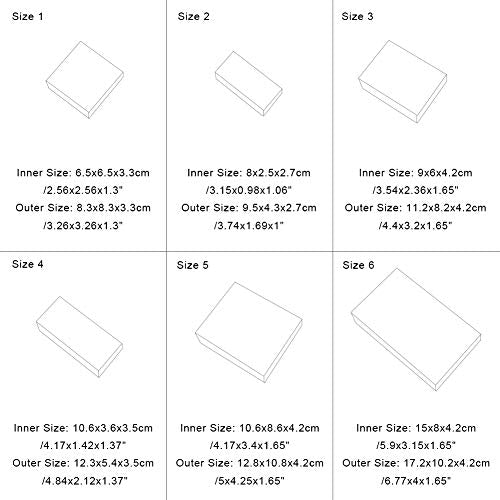 BENECREAT 20 Pack Kraft Paper Drawer Box Festival Gift Wrapping Boxes Soap Jewelry Candy Weeding Party Favors Gift Packaging Boxes - Brown (3.5x2.3x1.65) - color: Brown, size: 3.5 X 2.3 X 1.65 Inch (Pack of 20)