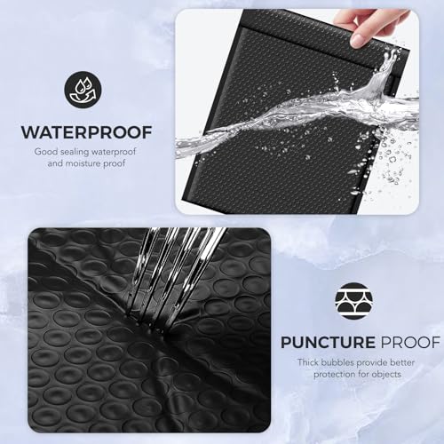 Metronic Large Bubble Mailers 12x15 Inch 120Pack Black Padded Envelopes - color: Black, size: 12x15" 120PC