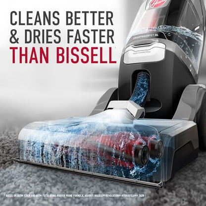 Hoover SmartWash Pet XL Upright Carpet Cleaner Machine for Carpet and Upholstery, Automatic Deep Cleaning Carpet Shampooer, Converts to Spot Cleaner, Pair with Hoover Carpet Cleaner Solution - style: SmartWash Pet XL