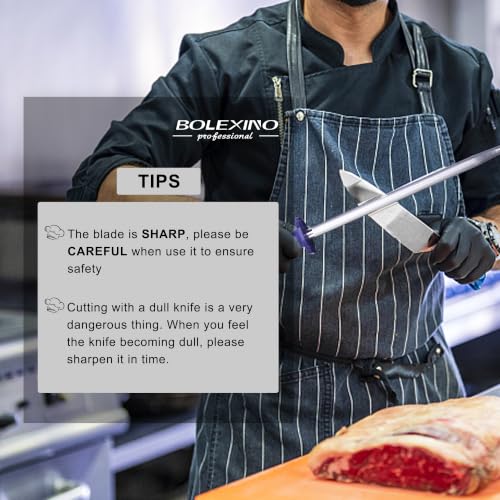 3 PCS Butcher Knife Set, Professional Meat Cutting Knives - style: 3PCS Knife Set
