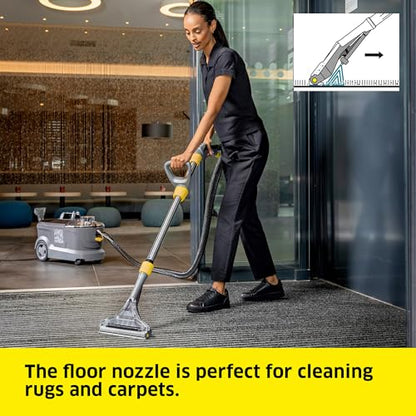Kärcher Puzzi 10/1 Commercial Carpet Extractor 12.5 PSI - Spot Cleaner, Stain Remover, Area Rugs, Car and Auto Detailing, Carpet and Upholstery Cleaner - Onboard Accessory Storage - 4.9 Gallon - style: Puzzi 10 (Commercial)