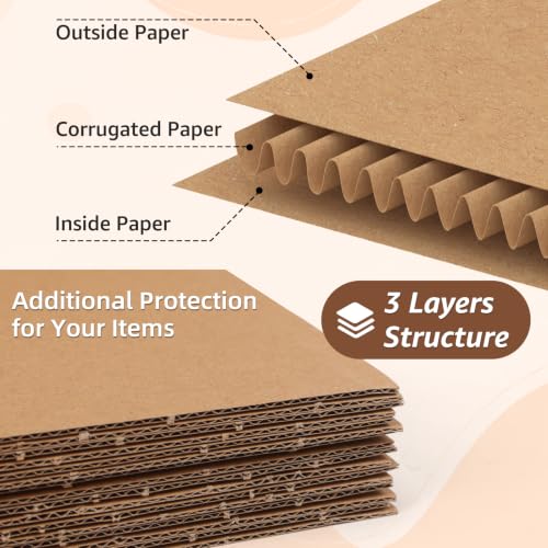 ZBEIVAN Shipping Boxes Mailers Assorted Sizes 8x8x8, 6x6x6 inches Corrugated Cardboard Small Packing Kraft Moving Mailing Box, Pack of 30 - size: 8X8X8&6X6X6 inch
