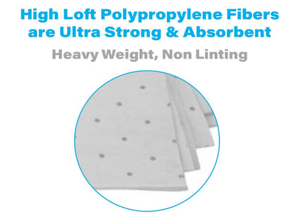 Oil Eater Oil Only Absorbent Pads - for Bilges, Boats, Vehicles and Tools - 6 Pack, White, 15" x 18" (AOA-BPH006-WHITE) - size: 15" x 18", style: 6-Pack-White