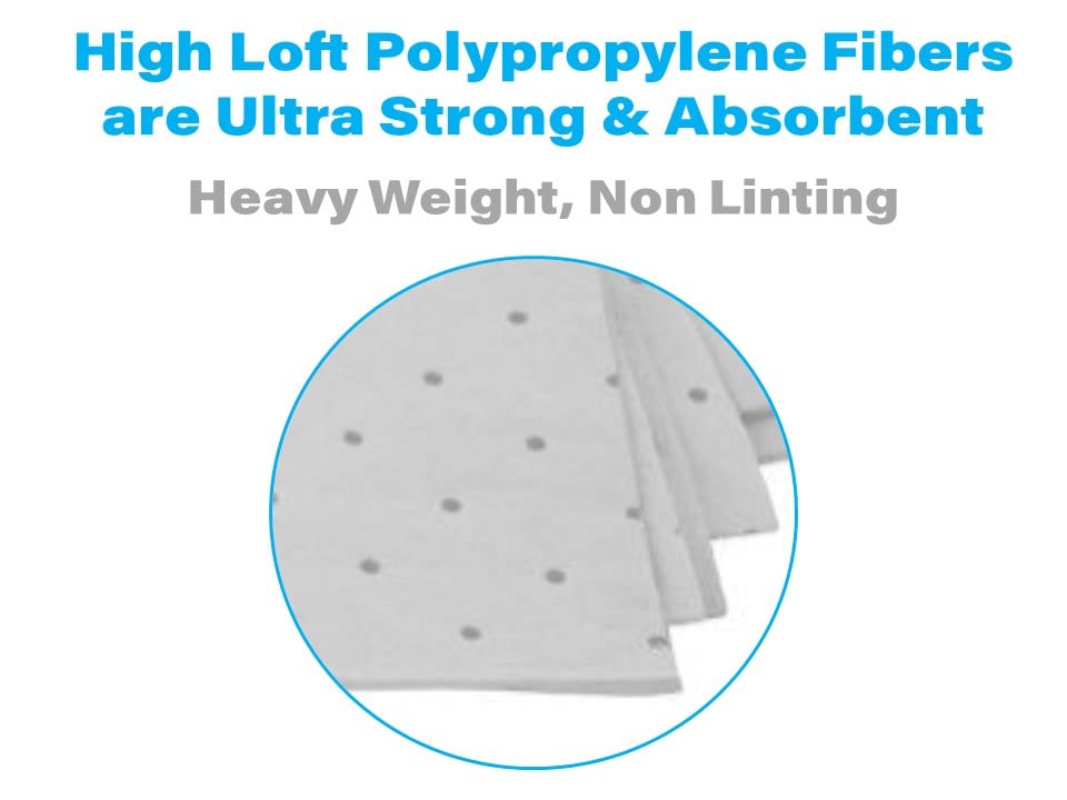 Oil Eater Oil Only Absorbent Pads - for Bilges, Boats, Vehicles and Tools, White, 15" x 18" (AOA-BPH006-WHITE), 6 Count (Pack of 6) - size: 15" x 18" (Pack of 6), style: 6-Pack-White