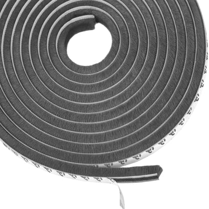 16.5FT Weather Stripping Self-Adhesive Pile Window Seal, Dense Brush for Insulation， Soundproofing, Windproof, Dustproof, for Sliding Door Frame, Glass Window, Exterior Door, 0.35" Wide x 0.35" Thick