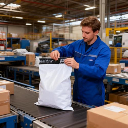 10"x13" Poly Mailers，White Shipping and Envelope Bags Pack of 30 - color: White, size: 10"x13"