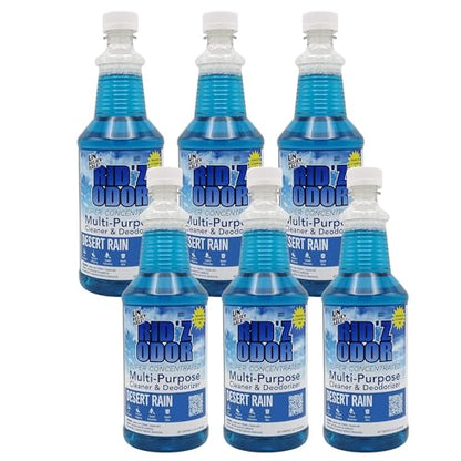 Unbelievable RID'Z Super Concentrate Multi-Purpose Cleaner & Deodorizer - Desert Rain, Quart, (6 Pack) - size: 32 Fl Oz (Pack of 6)