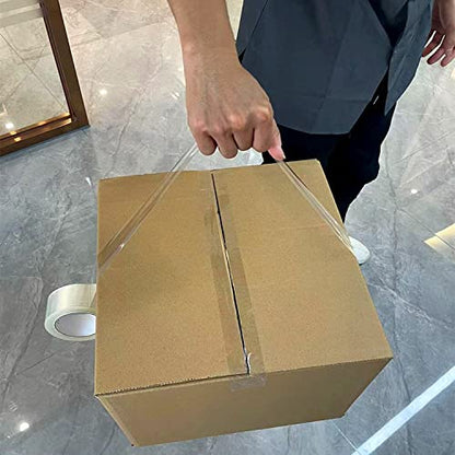 COSIMIXO Heavy Duty Packing Tape 2.7mil x 1.88" x 60 Yards, 6 Rolls,Industrial 3" Core, Clear, Great for Packing, Shipping & Moving - size: 2.7Mil x 1.88" x 60Yds 6-Pack