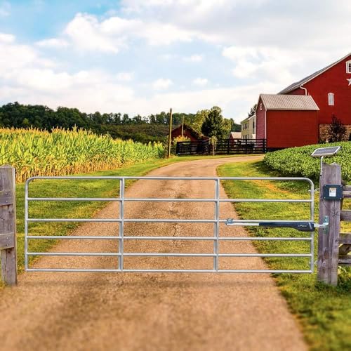 Mighty Mule Gate Opener, Solar and Smart Ready, Heavy Duty Automatic Gate Opener, Gates up to 18ft or 850lb, Single Gate Opener - Estate, Upgraded, MM571W-EST-A - size: Single Gate Opener - Estate - Upgraded