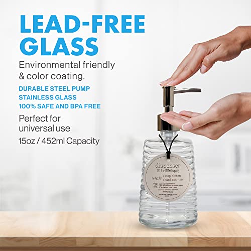 Glass Beverage Dispenser (White) - color: White