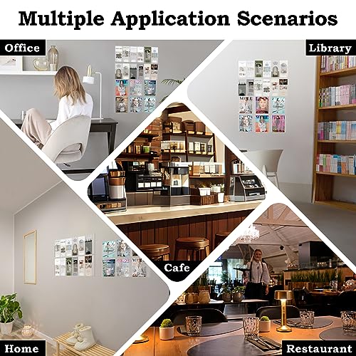 Acrylic Brochure Pamphlet Holder, 6 Magazine Holders and 12 Pamphlet Holders, Clear Brochure Display Holder Wall Mount, Trifold Flyer Rack, Literature Storage Rack for Home, Offices, Waiting Room