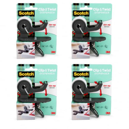 Scotch Desktop Tape Dispenser, 4 Dispensers - size: 4-Pack