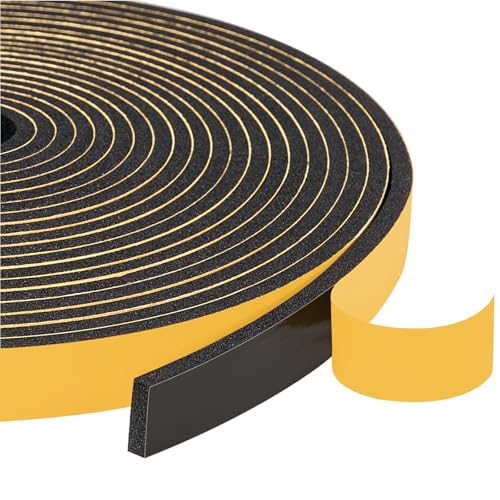 Yotache Foam Weather Stripping Seal Tape 1/2" W X 1/8" T, 26 Ft - size: 1/2"x1/8"x26 FT