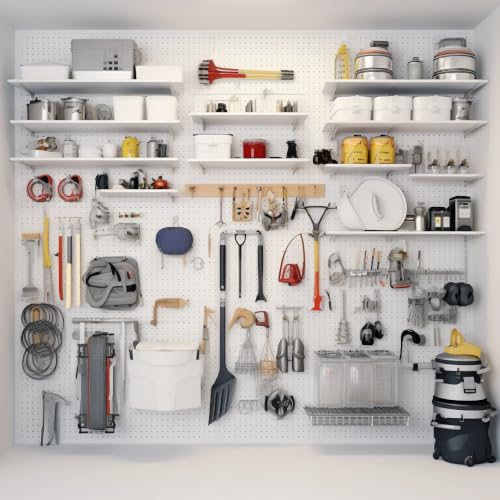 HUHOLE 10 Pack 4 Inch Double Arm Pegboard Hooks for 1/4" Peg Board - color: Black, size: 4 Inch