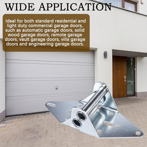 Garage Door Hinges #4 with Mounting Bolts, Heavy Duty 14 Door Hinges - size: 4