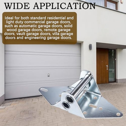 Garage Door Hinges #4 with Mounting Bolts, Heavy Duty 14 Door Hinges - size: 4