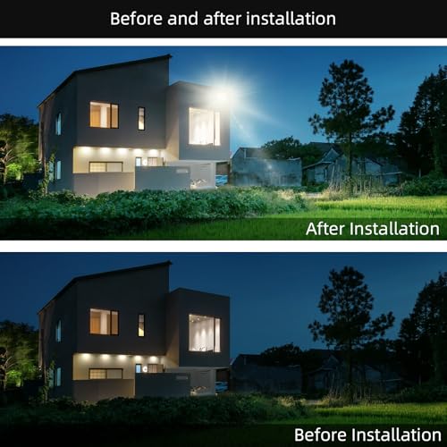 2 Pack 250W LED Flood Lights Outdoor, Super Bright Exterior Security Light with Plug, IP66 Waterproof Flood Light, 30000LM 6000K Daylight White Floodlight for Yard, Garden, Basketball Court, Arena - size: 250w-2pack