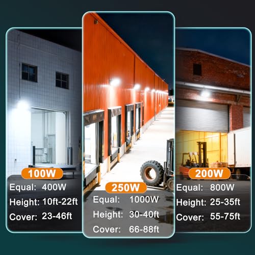 Lightdot 2 Pack 250W LED Wall Pack Lights, Black Outside LED Exterior Light - style: 250W