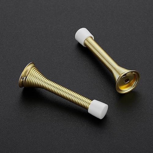 Ravinte Door Stoppers, 48 Pack Gold Spring Door Stops with Rubber Bumper - color: Gold