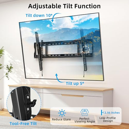 HOME VISION Heavy Duty Tilting TV Wall Mount for 60-120" TVs, VESA 900x600 - size: 60-120 Inch