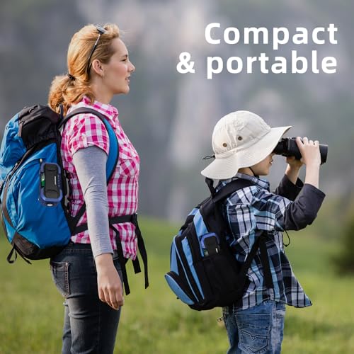 KAYINOW Emergency NOAA Weather Radio, Solar Hand Crank FM AM Radio with Bluetooth Speaker, 5000mAh/18500mWh Battery Powered, Flashlight, IPX5 Waterproof, SOS Alarm for Survival Hurricane Camping - color: Blue