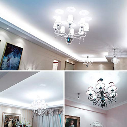 E12 LED Corn Bulbs 16W AC85-265V LED Candelabra Bulb (4 Pack) 80 LEDs 2835 SMD 1500LM 120W Incandescent Equivalent Decorative Candle Base E12 Corn LED Chandelier Bulbs