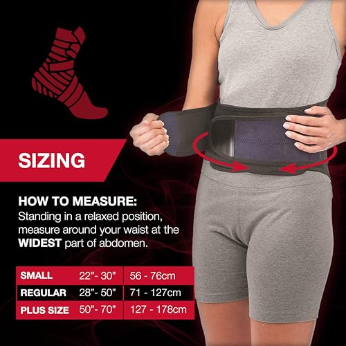 MUELLER Sports Medicine Lumbar Back Brace with Removable Pad, Ideal for Upper and Lower Back Pain, Relief & Support for Men and Women, Strains, Sciatica, Scoliosis - size: Plus Size