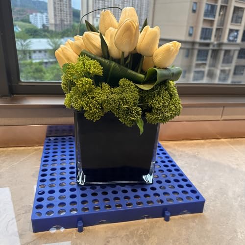 Plastic Pallets, Plastic Pallets for Basement Storage, Nestable Lightweight Waterproof for Basement Garage Supermarket (4)