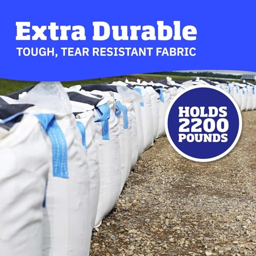 DURASACK Heavy Duty Builder's Bulk Bags 200 Gallon, Open Top