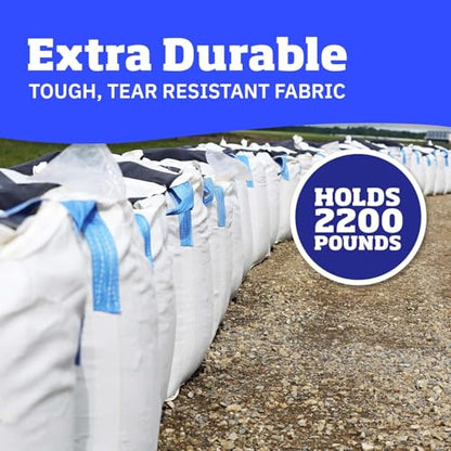 DURASACK Heavy Duty Builder's Bulk Bags 200 Gallon, Open Top