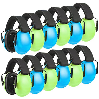Amylove 12 Pcs Kids Noise Cancelling Headphones Ear Muffs Fresh Style - size: Universal Fit (kids & Adults), style: Fresh Style