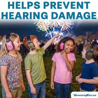 Kids Noise Canceling Headphones - 31 dB (2K Hz) - Ear Protection Earmuffs - color: Camouflage