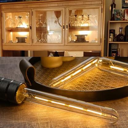 8.9In E26 Led Bulb 40 Watt Dimmable T10 Led Light Bulbs 2700K Warm White - color: 4w=40w Warm White 2700k