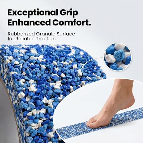 LifeGrip Rubber Anti Slip Tape, 4" x15' Waterproof Grip Tape for Pool, Blue - color: Blue, size: 4" X 15'