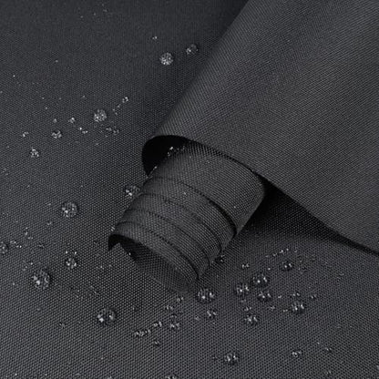 Marine Waterproof Canvas Fabric 600D PU Backing 60"×360" Black - color: Black, size: 60" Wide By 360"