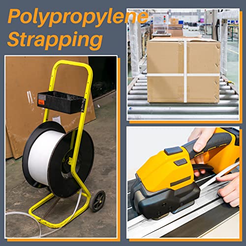 Amylove 1/2 in Strapping, 440 Lbs Heavy Duty Polypropylene Strapping Roll - size: 9900 ft