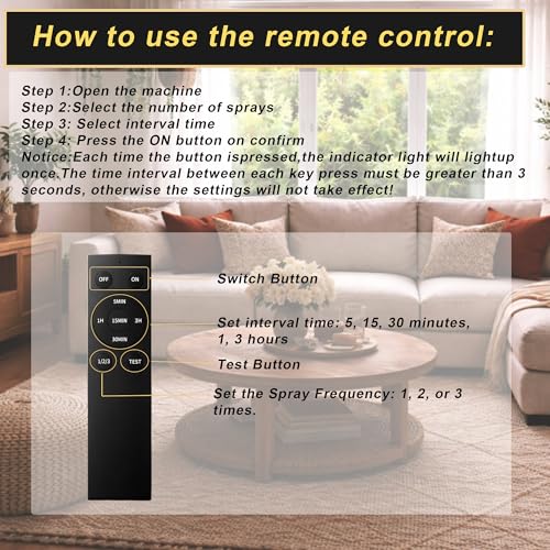 2-pack Automatic Air Freshener Spray Dispenser with Remote Control, White - color: White