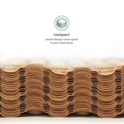 Elementree Paper Bubble Wrap Sheets for Packing, Moving, & Shipping - 12" x 12" x 250' - Eco-Friendly Kraft Bubble Paper - Recyclable Cushioning Wrap - Made in the USA (01913) - size: 12" x 12" x 250' Kraft