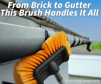 Hard Bristle Deck Scrub Brush Heavy Duty (Pole Sold Separately)