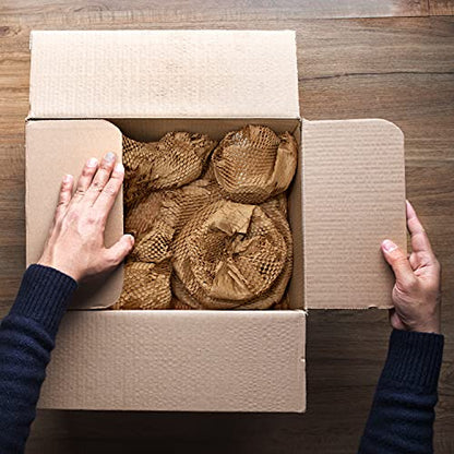 Honeycomb Packing Paper | Bubble Plastic Wrap Alternative | Moving Supplies - size: 12" x 200 ft